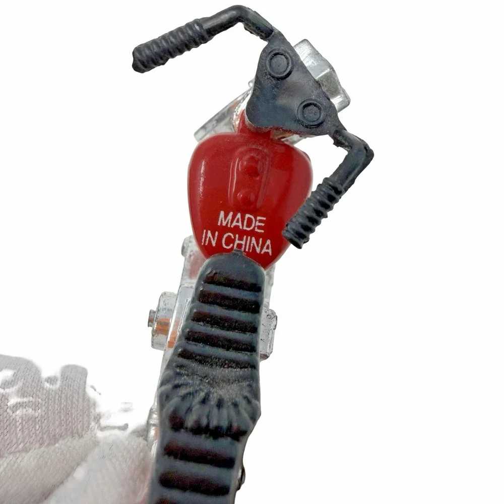 Lot of 2 Vintage Mini Diecast Motorcycle Toys Chopper Style 2.5”